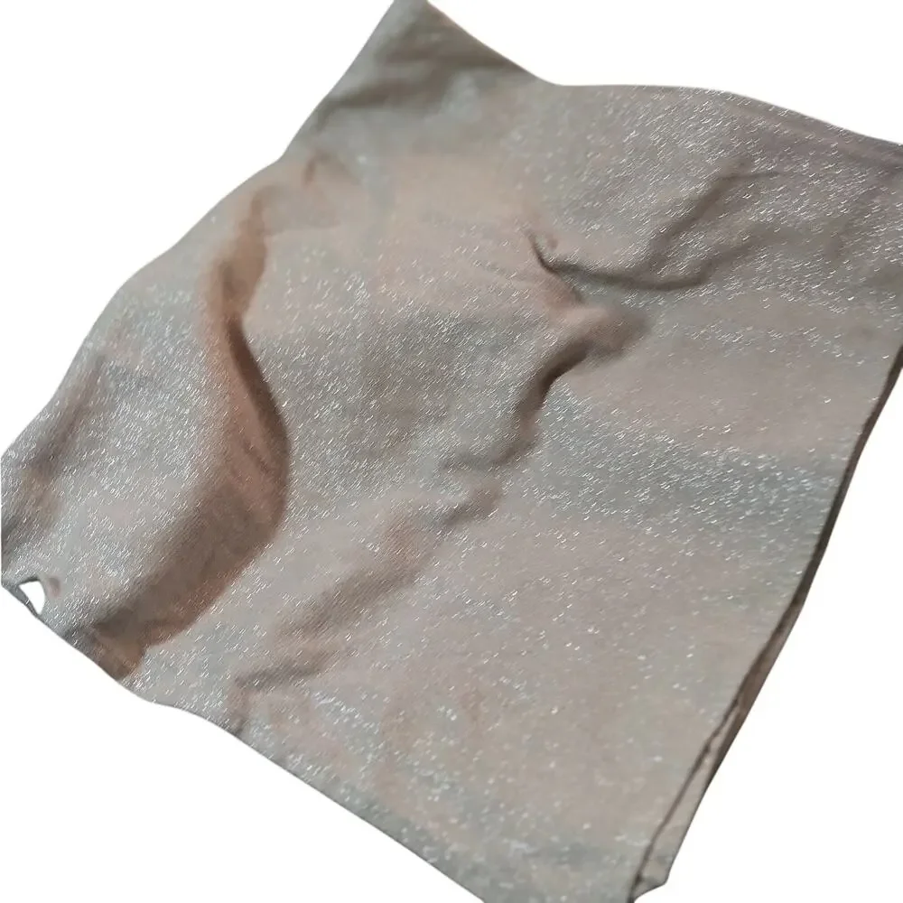 GLITTERING GOLD COTTON AMD SILVER METALLIC RECTANGULAR TABLECLOTH! 96